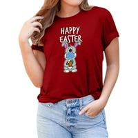 UUBLIK Easter Bunny kostim za djevojčice muške i ženske tiskane majice majica kratkih rukava majica