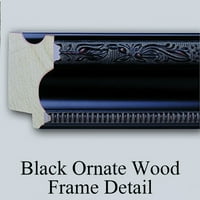 Thomas Barker Black Ornate Wood Framed Double Matted Museum Art Print pod nazivom - uzorci poliautografije: