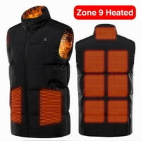 LUMENTO Električna grijana jakna prsluka Muškarci Termalni kaput zagrijava zimsku odjeću Vodootporni