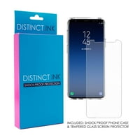 Distinconknk Clear Shockofofofofoff Hybrid futrola za Samsung Galaxy S9 + Plus - TPU BUMPER Akrilni