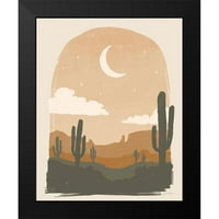 Penner, Janelle Crna Moderna uokvirena muzej Art Print pod nazivom - Topla pustinja II