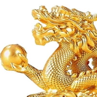 Tradicionalni kineski zmaj statuu Dobra sreća Kolekcionari Dekor umjetnost za stol robe rušenje poklona