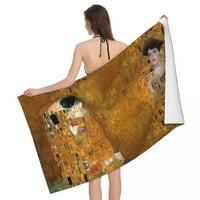 Gustav Klimt zlatne suze za ručnik za plažu po mjeri simbolizma umjetnost mekim ručnicima za posteljinu