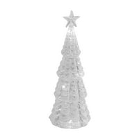 Lingouzi božićni ukrasi ukrasni stakleni božićno drvce ukrasi ukrasi blistave noćne svjetlo u dekorativno