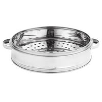 Chupup nehrđajući čelik Steamer Hot Pot parna hrana parna ladica kuhinjskog kuhinjskog posuđa, srebrni