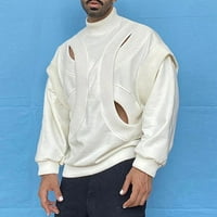 Muška majica Udobni mišićni dugih rukava Ležerne prilike za dizanje prozračne košulje