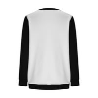 Vrhovi klirence modne žene dugih rukava okrugli vrat ispis bluza uzročni pulover vrhove