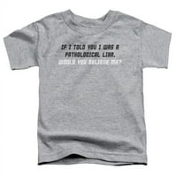 Trevco ATA1333-TT - patološka majica majica lažljive majice kratkih rukava, atletski heather - mali