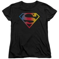 Superman - Gradijent Superman Logo - Ženska majica kratkih rukava - velika