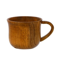 Royallove New Drveni čaša Log Ručno rađen prirodni drv za kavu Čaj pivo sok
