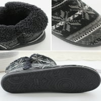 Gomelly Womens Boot papuče papuče pušačke plišane obloge tople cipele udobne čizme unutarnje spavaću