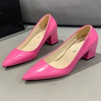 Gomelly Womens Formalne antiklizne seksi pumpe Ležerne prilike udobne pete Lagana haljina cipele ružičaste
