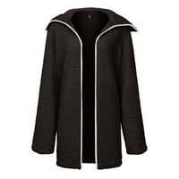 Sportske jakne za žene Ženske zimske dukseve dugih rukava Kardigan džemper casual jakne