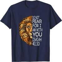 Christian Vjerski biblijski stih iz kašnjenja lavova straha od pismijske majice
