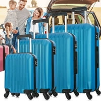 Postavite set za prtljag kofer ABS Hardshell Lagani prespit Wheels