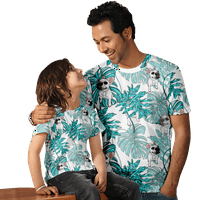 Havajska majica za muškarce opušteno-fit casual kratki rukav O-izrez Fashion Street T Dige za dječake