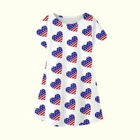 Djevojke 4. srpnja haljina dječja ženska haljina matrica patriotske sudjele za neovisnost za neovisnost