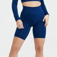 SKPBlutn modne ležerne sportske žene Bespremljene kratke hlače za visoke strukove kratke hlače Yoga vježba kratke hlače
