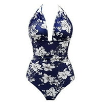 Žene Print Bikini Set Plivanje Sijamske kupaće kostime za kupaće kostime cvjetni bikini cvjetni kupaći