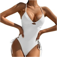 Caveitl bikini set, žene seksi moda jednodijelno izduženo bikini pune kupaći kostim kupaćim kostima odjeće za plažu