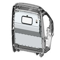 Konturirana sigurnosna komp pregrada, polikarbonatni prozor, aluminijum, kompatibilan sa RAM PromAster, 3020-RP