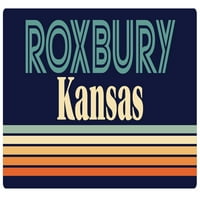 Roxbury Kansas frižider magnet retro dizajn