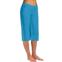 Ženske pantalone ispod $ Trendovi Žene Ljeto Ležerne prilike Labavice Elastične struke Čvrsti pantalone