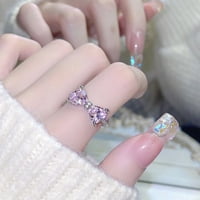 Hanxiulin circon prsten za otvaranje prilagodljivih ženskih modnih ličnosti Jednostavno dame prsten za valentinovo poklon