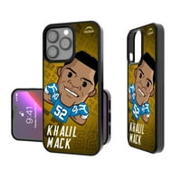 Khalil Mack Los Angeles punjači Igrač Emoji Bump iPhone Case