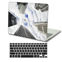 KAISHEK HARD SHELL CASE CASE kompatibilan sa Macbook Pro S + crni poklopac poklopca tipkovnice A & A