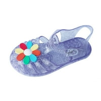 Realhomelove djevojke Jelly sandale, dječje djevojke slatke cvijeće mliječi cipele, ljetne plažne cipele