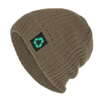 Zima vanjskim odraslim odraslim osobama za odrasle drži topli ispis šešira plišane pletene vunene šešir