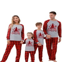 Žene Dječje noćna odjeća Elastična struka Sleep Ležište dugih rukava Podudaranje porodice pidžama Set