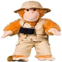 Safari odijelo Teddy Bear Odeća se uklapa u većinu 14 - 18 izgrađenog medvjeda i napravite svoje punjene
