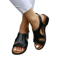 Kukoosong udobne ženske sandale Ljetne papuče casual cipele rimske ribe usta casual klinovi sandale