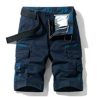 Muške Camo Cargo Shorts Vanjski udobni lagani brzi suhi rastezljivi kamuflažni teretni kratke hlače