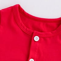 Djevojke Toddler Haljine Ljetna haljina za bebe Cherry Limun Print Mali svježi posadni vrat kratki rukav ležerni za 18 mjeseci