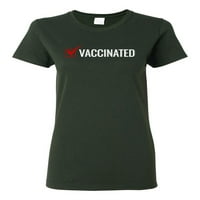 Vakcina odobrena grafička majica Humes Women, lagana ružičasta, 3xl