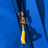 Symoidni ženske kišne jakne vodootporni čišćenje patentnih zatvarača svjetlosno korisno s kapuljačima