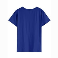 Prevelike majice za žene Grafički tee Plus Veličina Dnevni proljetni suncokret Ispis O vrat rezervoar