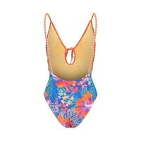 Jiyugala kupaći kostim žene zagrlive nove etničke cvjetne bikini Jumpsuits Jedno kupaće kostimi