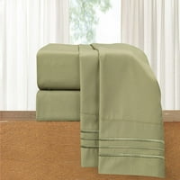 Elegantna udobnost SILKY-meka serija - 2-komadni jastučnici bez bora, standardne veličine, žalfija