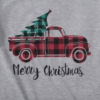 Božićne pidžame za obitelj, crtani auto stablo pisca pila štampu Papa mama Kid tops pant za spavanje