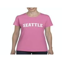 MMF - Ženska majica kratki rukav, do žena Veličina 3XL - Seattle