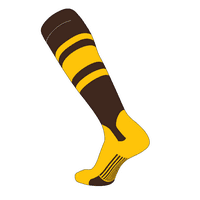 Elite bejzbol koljena visoke čarape za stremene smeđe, zlato, zlato