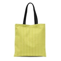Platno Tote torba Sažetak Zlatni žuti uzorak bež pinstripe za grafičke linije Trajna za višekratna trgovina
