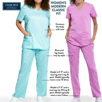 Cherokee radna odjeća za profesionalce Ženske pilinge top mock worp ww655