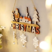 Viseći ukras fino izrada anti-bleding drvo veseli Božić santa klauzula oznaka znak privjesak za dom