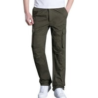 Njoeus pantalone za muškarce Muške radne hlače Muške plus veličine pamučne multi-džepne komičene kostiferne