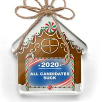 Ornament je otisnuo jedno oboren smiješni izborni znak Svi kandidati sisaju Božić Neonblond